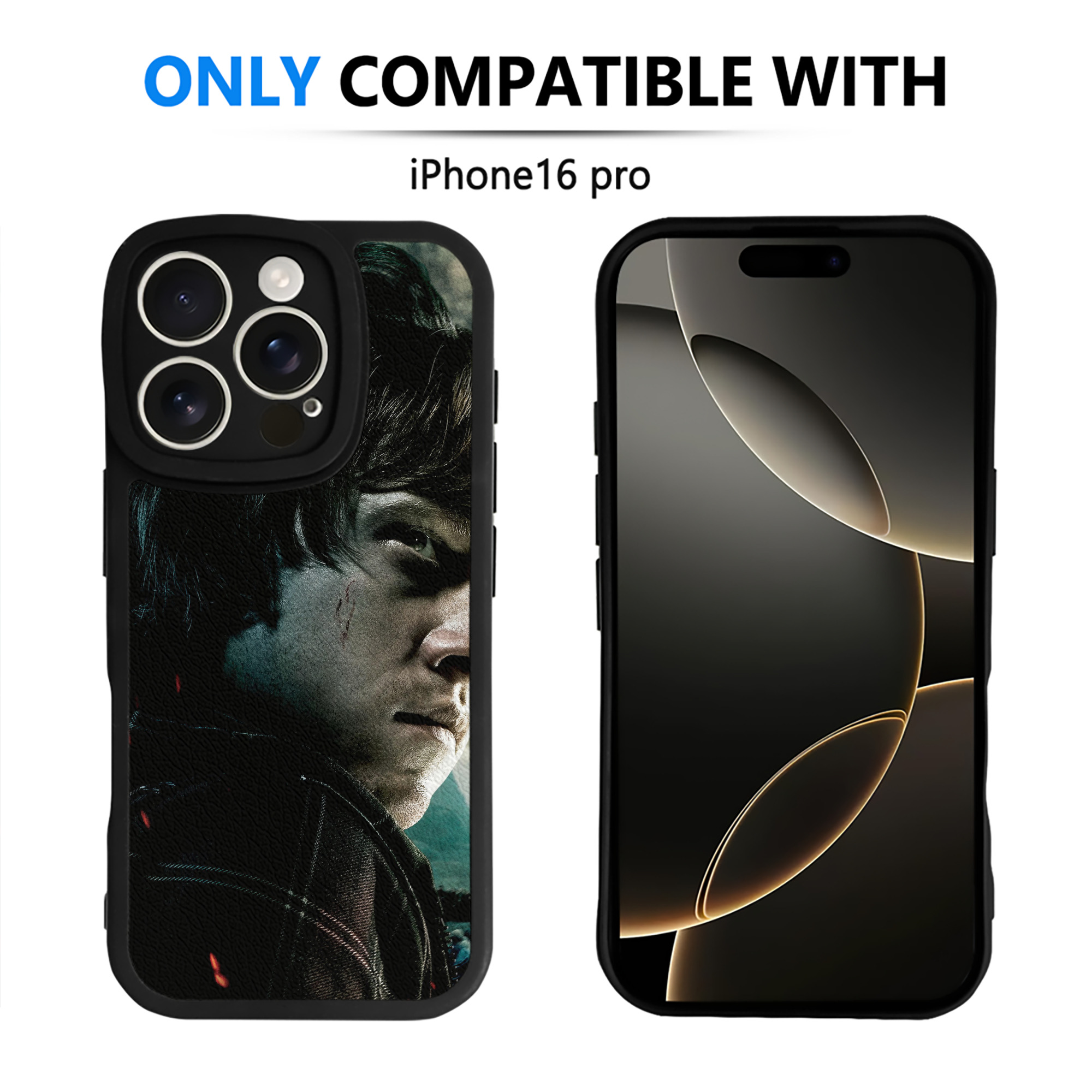 （画像用） Harry Potter ハリー・ポッターシリーズ 【iPhone 16シリーズ対応】シリコンスマホケース（レザー調） 材質：シリコン